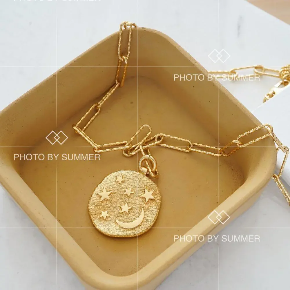 Madewell Shimmer Disc Pendant Necklace - Picture 8 of 9